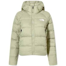 The North Face Women’s Hyalite Down Hooded Puffer Jacket / Tea Green / Rrp £235