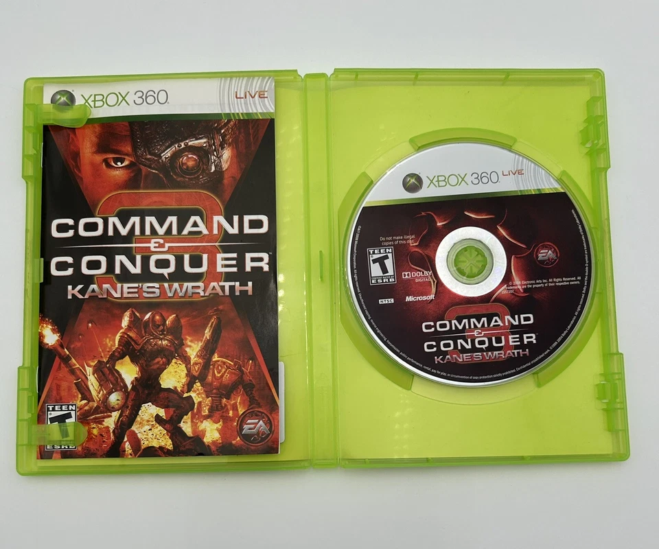 Command & Conquer 3 Kane's Wrath Xbox 360 2008 Complete CIB Tested Strategy VGUC - Image 2 of 4