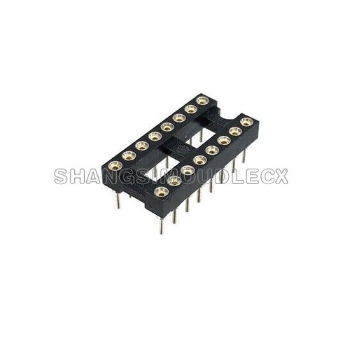 20PCS 8Pin DIP SIP Round IC Sockets Adaptor Solder Type gold plated machined Buy cheaply on
