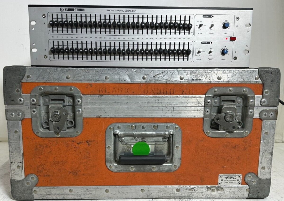 Klark -Teknik DN360 Graphic Equalizer W/Case (One) | eBay Klark -Teknik DN360 Graphic Equalizer W/Case (One) | eBay