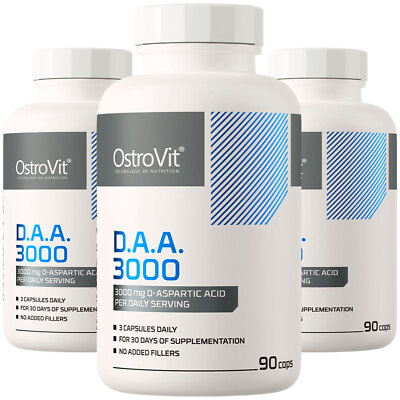 DAA 3000 90 Kapseln - Testosteronproduktion, Muskelkraft, Libido, Regeneration