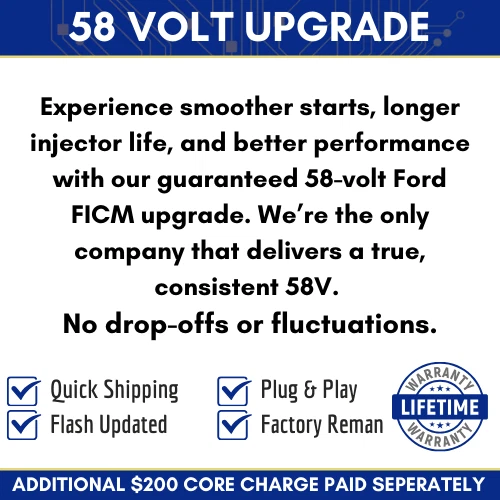 Módulo de control de inyector de combustible diésel Ford FICM 58 voltios 6,0 L Super Duty F250 F350 Foto 2 de 4