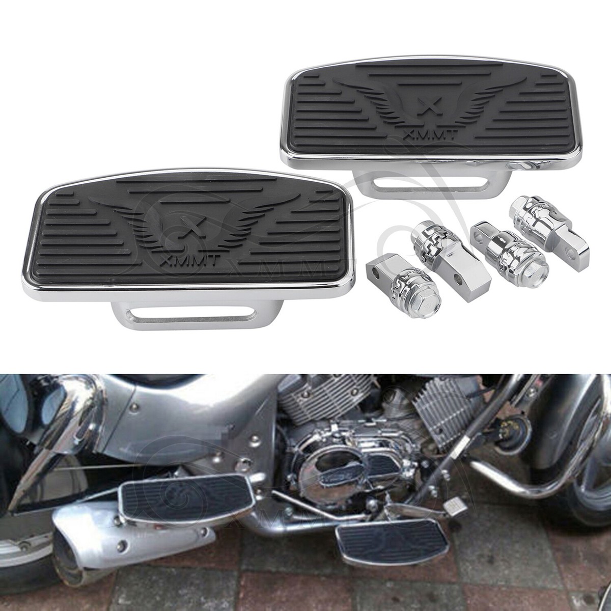 Front Rider Footboard Floorboard for Honda Shadow ACE VT400/750