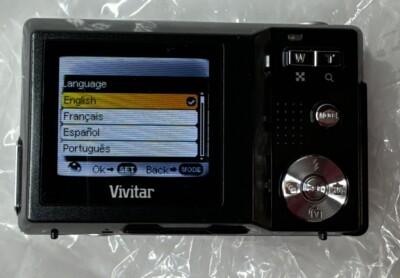 Vivitar ViviCam T016 Black 12.1 MP megapixel Digital Camera | eBay