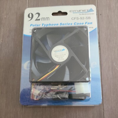 Citynet 92mm Polar Typhoon Series case fan CFS-92-SB