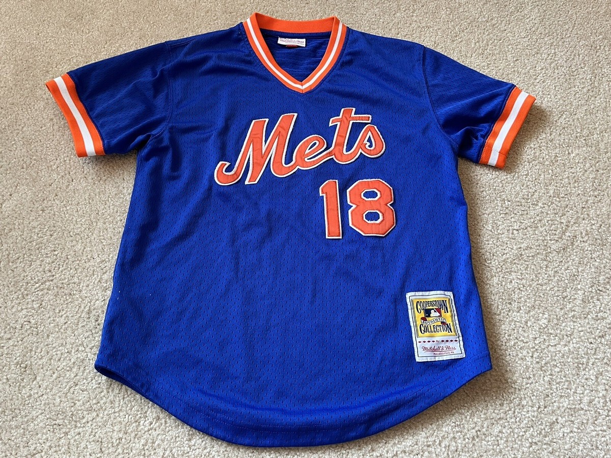 MLBニューヨークメッツ #18ダリルストロベリー オーセンティックユニフォーム Mitchell & Ness New York Mets Darryl Strawberry #18 Jersey