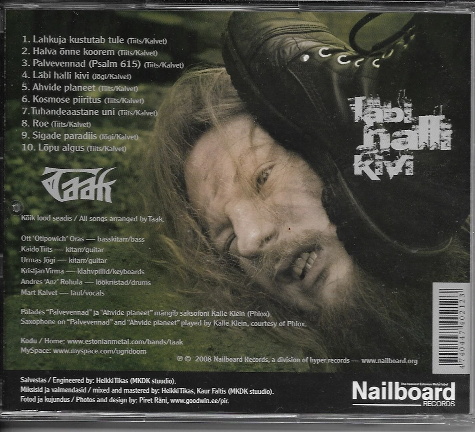 TAAK-LÄBI HALLI KIVI-CD-doom-metal-candlemass-black sabbath-dawn of gehenna Foto 2 de 2