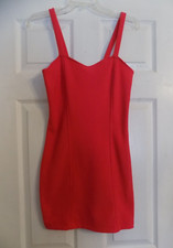 Junior's Forever 21 Mini Short Dress Size M Sleeveless Caged Back Watermelon