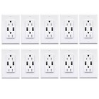 New ListingHigh Speed 3.6A Usb Charger Wall Outlet Tamper Resistant Receptacle Plug 10 Pack