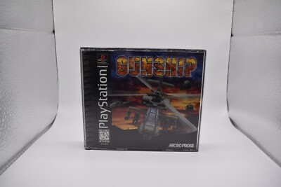 Gunship (Sony PlayStation 1, 1996) NO MANUAL Tested and Works