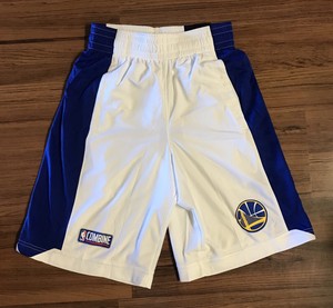golden state warriors shorts white