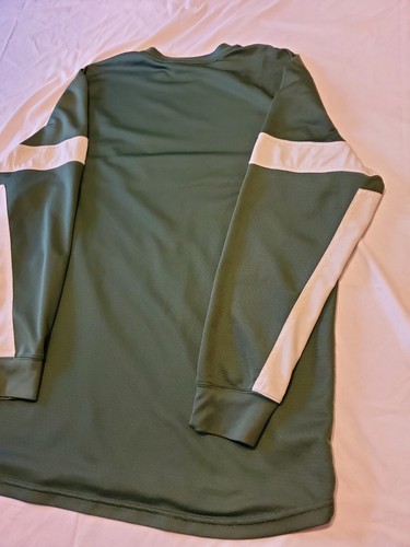 Nike Longsleeve Green and White Roundneck Mens Synthetic XL - Picture 9 of 12