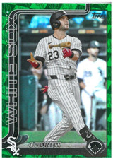 2025 Topps Series 1 Spring Training Green FoilBoard 334 Andrew Benintendi  /99