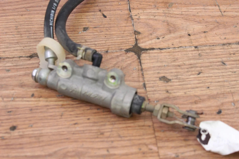 1996 KAWASAKI KX100 Rear Brake Master Cylinder w/ Caliper and Hose - Image 2 of 4