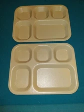 Vintage Cambro Melamine  Cafeteria 5 Section Food Tray 