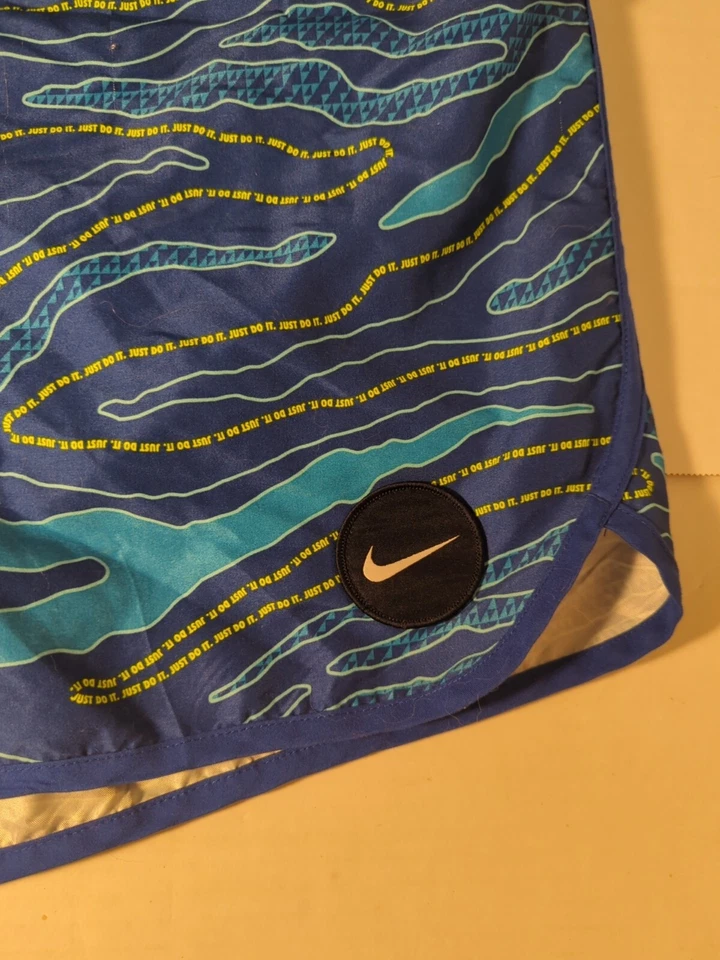 Bañador Nike Just Do It All Over 2019 estampado para hombre talla XXL texto azul/amarillo Foto 2 de 4