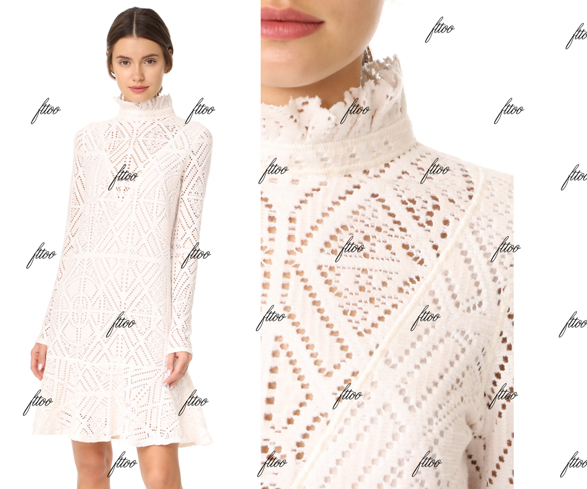 see by chloe pointelle knit dress Pointelle See By Chloe Knit Dress Chlo Pointelle-knit Wool, Cashmere And Silk-blend Mini Dress