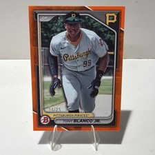 2024 Bowman Chrome Prospects Tony Blanco Jr. #BP-132 Orange Refractor /25 