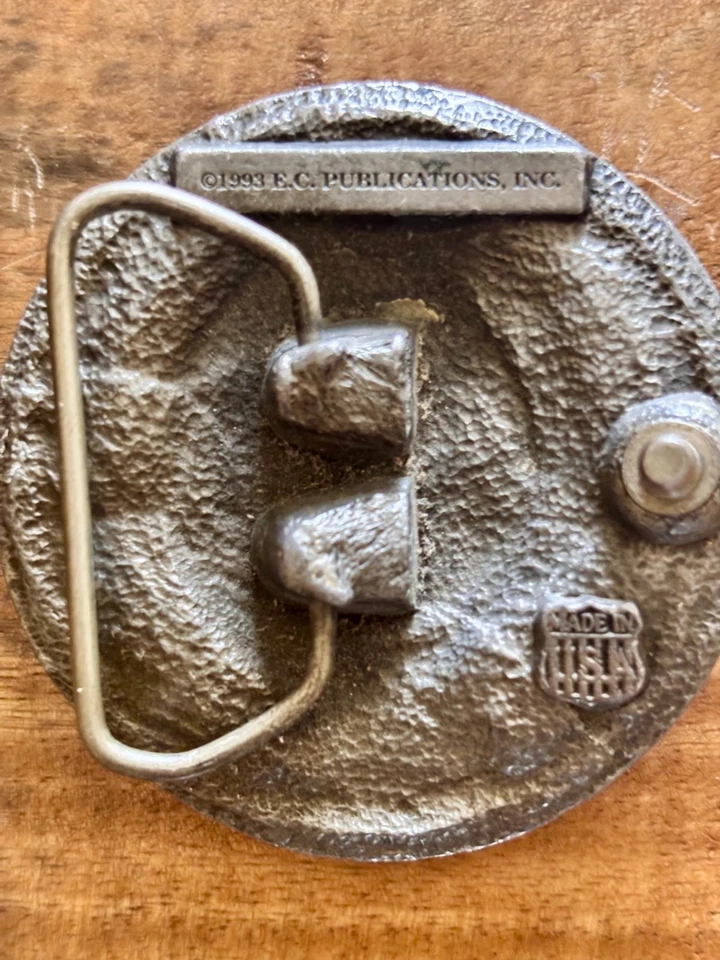 Mad Magazine Alferd E Cinturón Neumano ¿Qué me preocupa? Hebilla de cinturón Foto 2 de 2