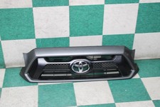 12-15 Tacoma Magnetic Gray Metallic Front Grille Grill Upper Surround Emblem Oem