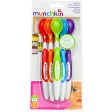 Munchkin Soft-Tip Infant Spoons, 6 Ct