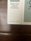 CROATIA AIRLINES Q400 Dash 8  Safety Instruction Card — photo 2