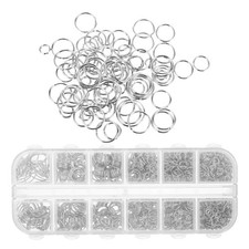 1200 Pcs Multipurpose Jump Connector Charm Making Supplies Rings