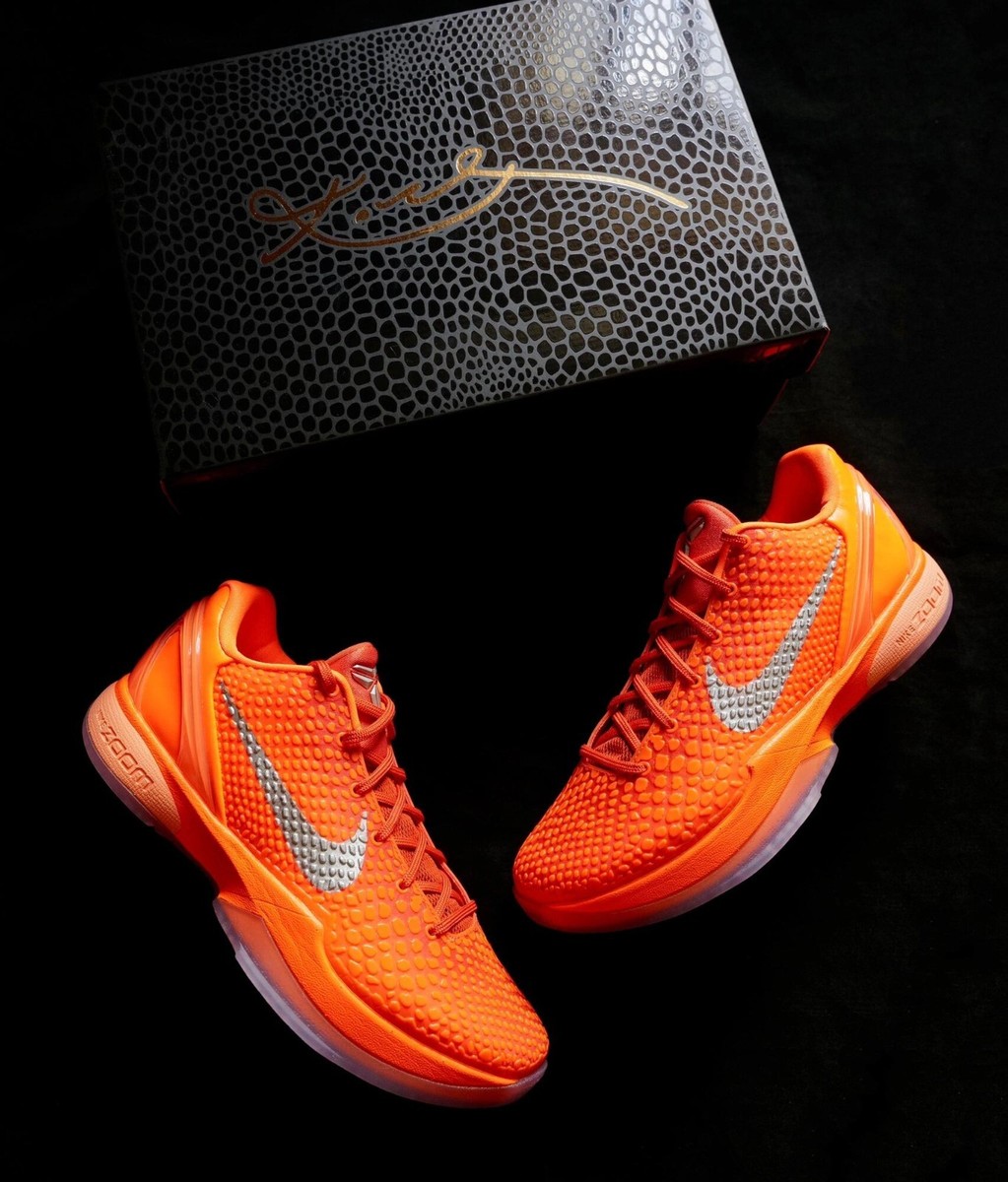 Size 14 - Nike Zoom Kobe 6 Protro Total Orange for sale online | eBay