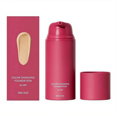 Color Changing Liquid Foundation Long Lasting Smooth Natural Makeup Base 30g