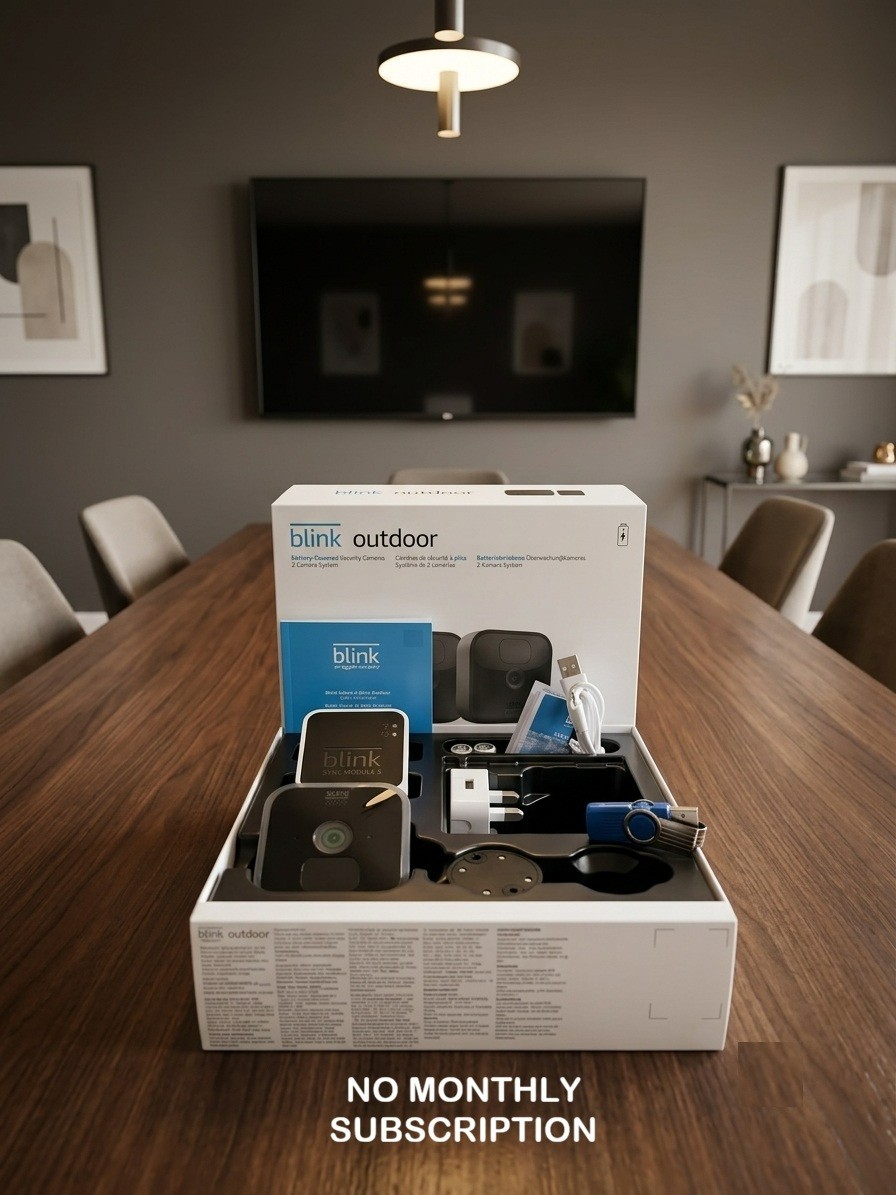 Blink Generation 3: Single Outdoor Camera System + 64GB USB: No Monthly Subs