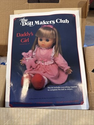 Vintage Doll Makers Club Make A Doll Kit - Daddy s Girl - NIB - Complete