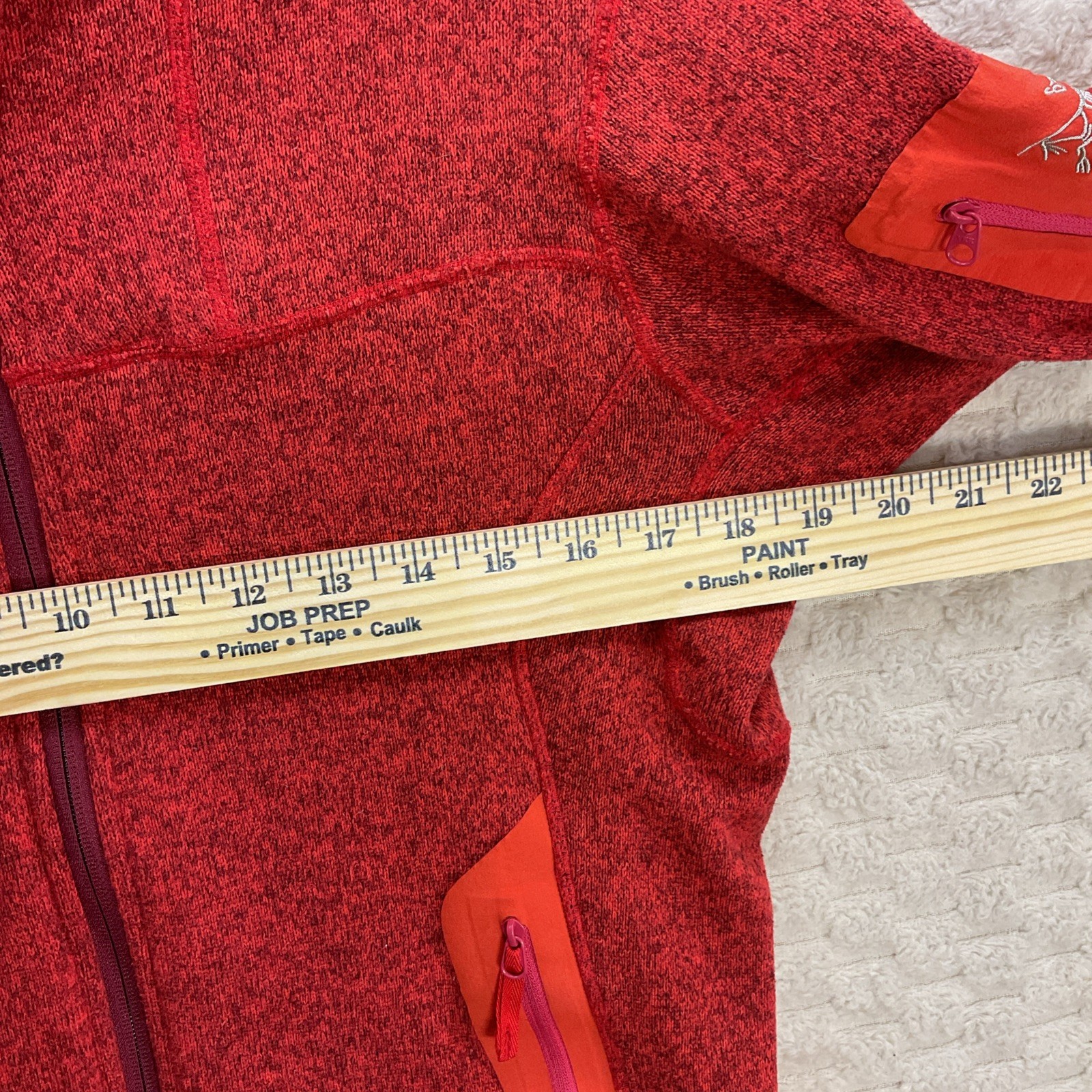 Arc'teryx Polartec Fleece Full Zip Jacket Women's XL Red Arcteryx thumbnail 14