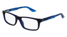 NEW Puma Junior PJ 0009O Eyeglasses 002 BLUE 100 AUTHENTIC