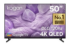 Kogan 50" QLED 4K Smart AI Google TV, 50 Inch, TVs, TV & Home Theatre