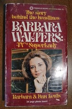 Barbara Walters TV's SuperLady Barbara & Dan Lewis 1976 Paperback 1st Printing