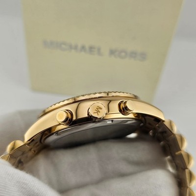 Michael Kors MK8494 Lexington Gold Steel Chronograph Mens Watch