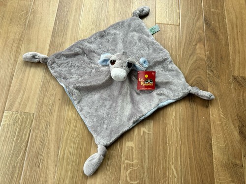 SUKI GRAU BABY BLAU ESEL PABLO 10058 KLEINES WEICHES KUSCHELTIER Bettdecke