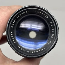Asahi Optical Co. Auto-Takumar Lens 1:3.5/135mm Made in Japan Untested