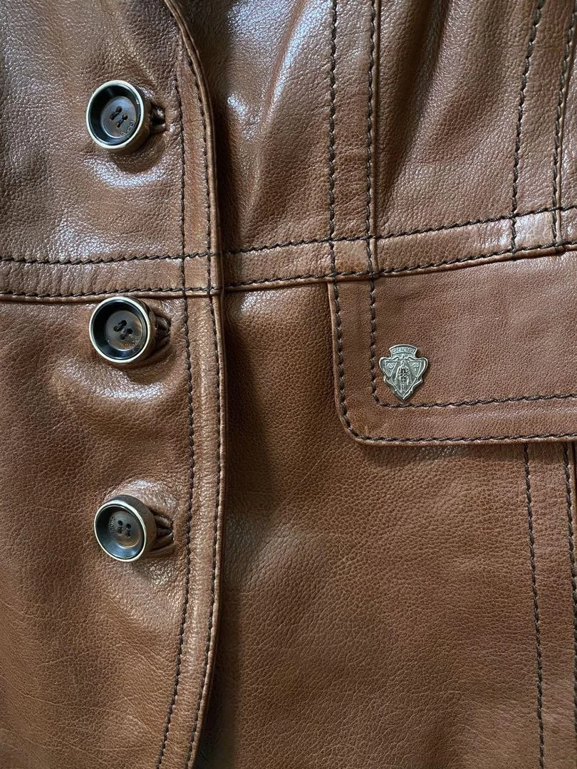 Gucci giacca di pelle donna