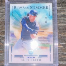 Panini 2024 Boys of Summer Colt Keith #26 Detroit Tigers MLB Rookie Blue /99