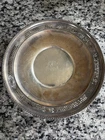 Wallace Sterling Silver Antique Monogrammed Plate 10” - 8.38 Troy Oz.