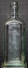 RAWLEIGH'S FREEPORT, ILL. Embossed Cork Top Medicine Bottle Vintage 1890's  ,