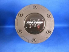 Pro Comp Wheels 8425042 Matte Black Push Thru Center cap 4.25" O.D. Used NICE b