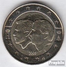 Bélgica 2005 flor de cuño 2005 2 Euro económica contrato
