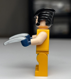LEGO Wolverine Minifigure 6866 Marvel X-Men Chopper Showdown Claws Motorcycle