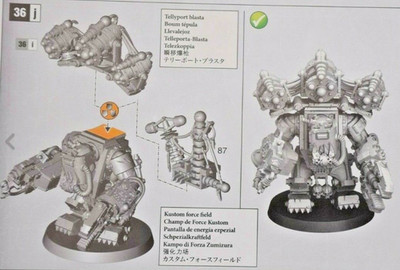Big Mek Kustom Force Tellyporta Orks Meganobz Warhammer 40K Grot Mega Nobz