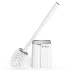 Toilet Bowl Brush And Holder Set Compact Toilet Scrubber Brush For Rv And Bathro