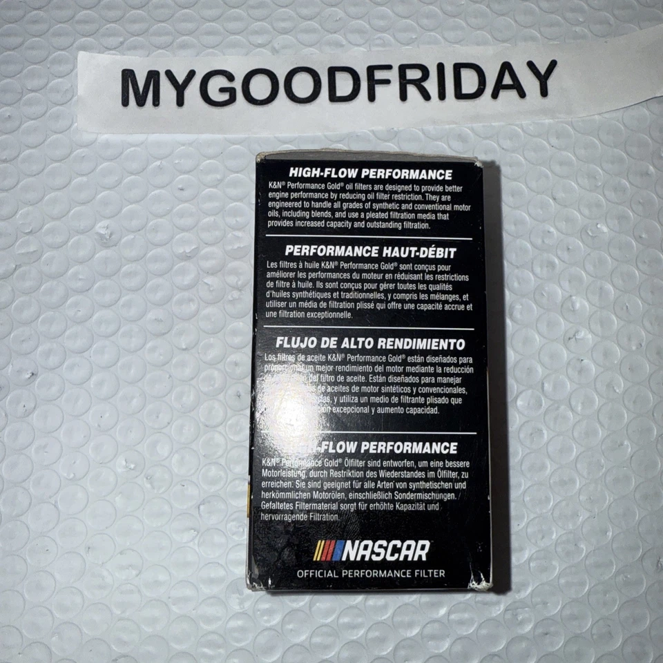 Filtro de aceite K&N Filters HP-7003 paquete sellado Foto 4 de 4
