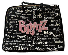 Bratz World Tour Travel Fashion Doll Carrying Case Black Bag Vintage 2003 MGA