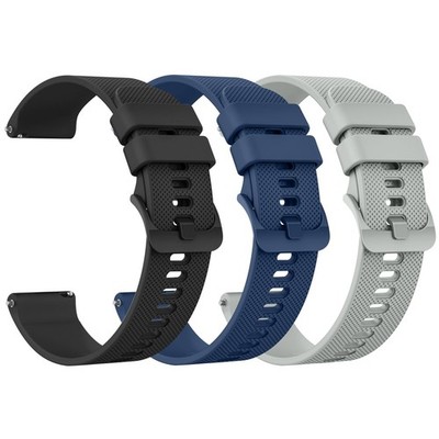 Mugust GloryFit Smart Watch Bands for One Size, Black+Navy Blue+Grey 